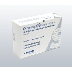 OMNITROPE 15 IU 5 MG/1.5 ML CARTIDGE