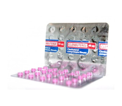 Clenbuterol HCL 50 tabs 40 mcg/tab Box